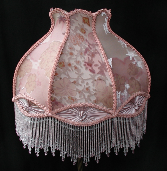 Victorian Lampshade / Custom Beaded Lamp Shade / Floor or Table Lampshade